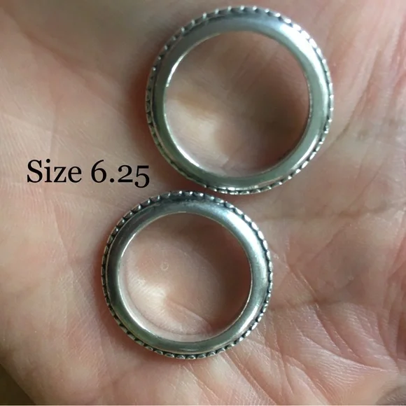 Pandora Silver Stackable Rings - Picture 3 of 3